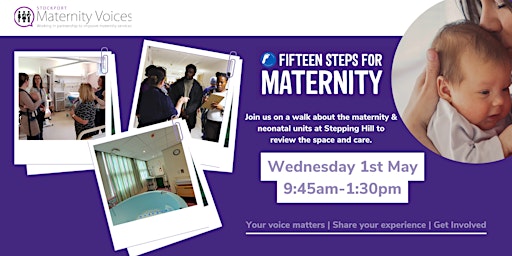 Imagem principal de Fifteen Steps for Maternity & Neonatal at Stepping Hill Hospital