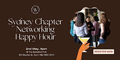 Imagem principal do evento Women of Customer Success Sydney Chapter Happy Hour