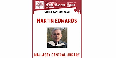 Imagem principal do evento Martin Edwards ‘My Life of Crime’  An author talk for National Crime Month