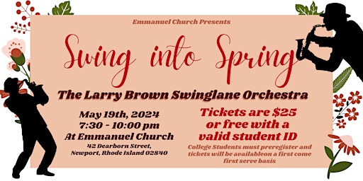 Immagine principale di Swing Into Spring with the Larry Brown Swinglane Orchestra 