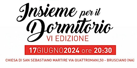 INSIEME PER IL DORMITORIO - VI EDIZIONE