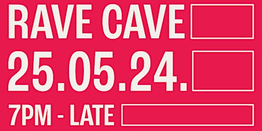 Primaire afbeelding van RAVE CAVE - BUS TIX + FREE DRINK