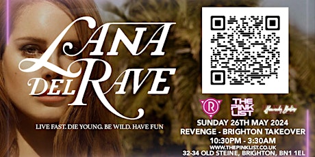 LANA DEL RAVE - BRIGHTON - MAY BANK HOLIDAY