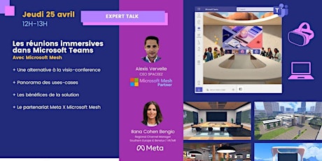 Webinaire : Les réunions immersives dans Microsoft Teams