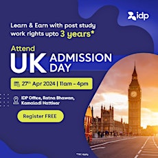 IDP’s UK Admission Day | 27th April 2024 | Kathmandu
