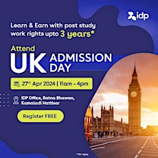 IDP’s UK Admission Day | 27th April 2024 | Kathmandu primary image