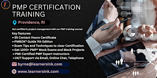 PMP Exam Certification Classroom Training Course in Providence, RI primary image