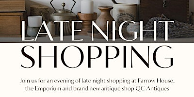 Image principale de Late Night Shopping at Blakemere Craft Centre
