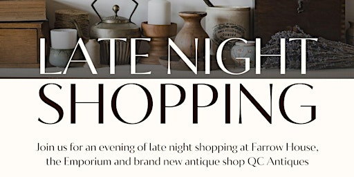 Primaire afbeelding van Late Night Shopping at Blakemere Craft Centre