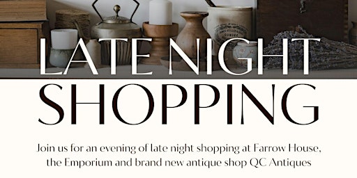 Immagine principale di Late Night Shopping at Blakemere Craft Centre 