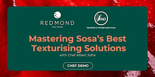 Primaire afbeelding van Mastering Sosa's Best Texturising Solutions - Live Demo