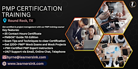 PMP Exam Certification Classroom Training Course in Round Rock, TX