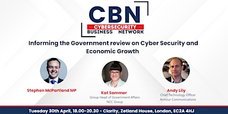 Cybersecurity Business Network Inaugural Launch, Ft. Stephen McPartland MP