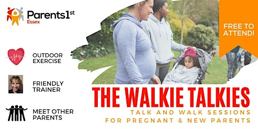 Imagem principal do evento Walkie Talkies: Talk & Walk sessions for pregnant and new parents