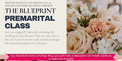 Imagem principal do evento "The Blueprint" Premarital Class (Engaged Couples + Intentionally Dating)