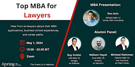 Primaire afbeelding van Top MBA for Lawyers