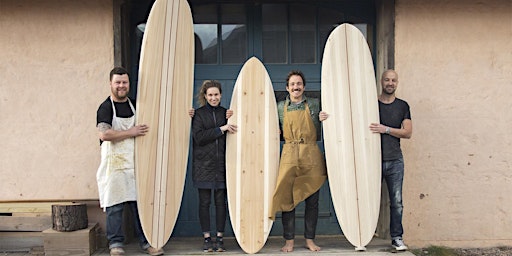 Imagem principal do evento James Otter and the Craft of Handmade Wooden Surfboards