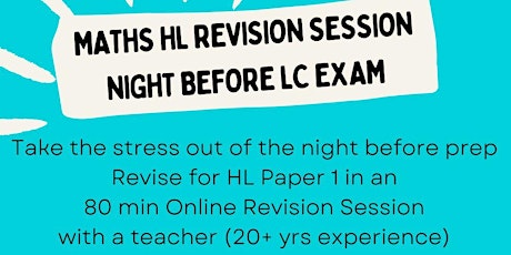 HL Paper 1 Revision Session