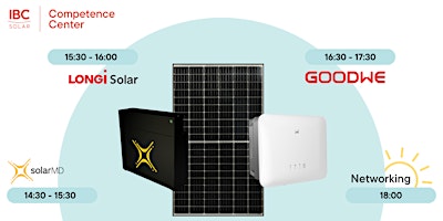 Immagine principale di IBC SOLAR Presents Technical Training by GoodWe, Solar MD & LONGi Solar 
