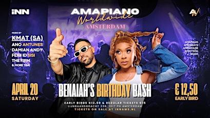 Amapiano Worldwide invites KMAT (SA) - BENAIAH'S 30TH BDAY BASH!