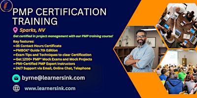 Hauptbild für PMP Exam Certification Classroom Training Course in Sparks, NV