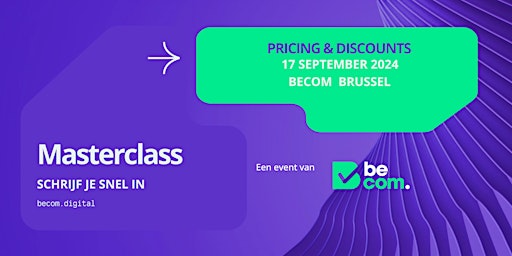 Masterclass: Pricing & discounts primary image