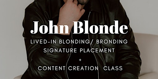John Blonde Signature Placement + Content Creation  primärbild