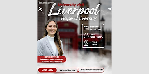Imagem principal do evento Explore Liverpool Hope University: An Exclusive MOEC Event