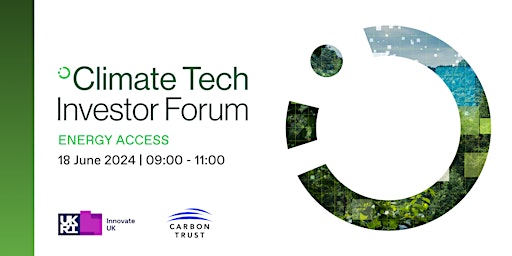 Image principale de Climate Tech Investor Forum: Energy Access