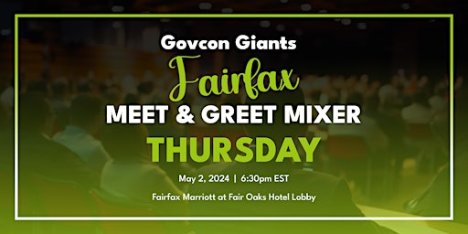 Fairfax, VA Meet & Greet Mixer