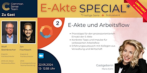 Imagem principal do evento E-Akte Spezial  Teil 2/7: Die E-Akte und der Abschied von den Silos