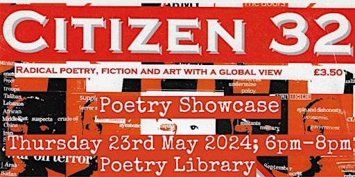 Imagem principal do evento Citizen 32 Poetry Showcase