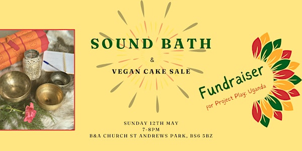 Sound Bath and Vegan Cake Sale Fundraiser