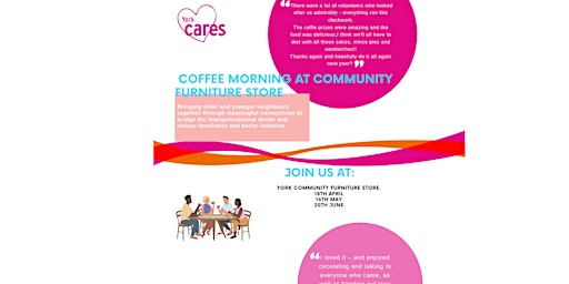 Primaire afbeelding van Coffee Morning at York Community Furniture Store