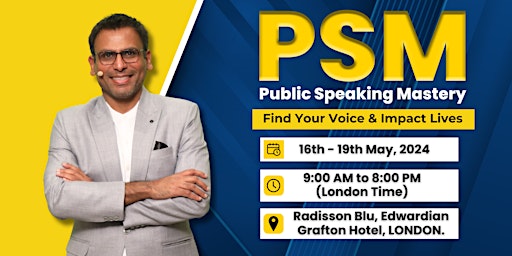 Public Speaking Mastery London primary image
