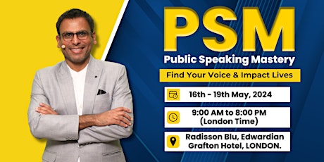 Public Speaking Mastery London