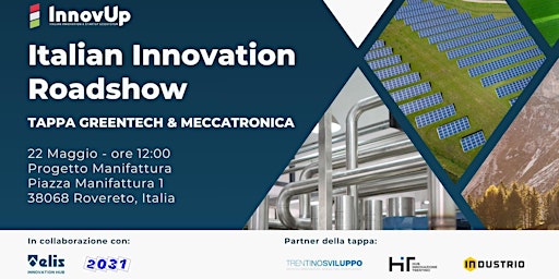 Hauptbild für ITALIAN INNOVATION ROADSHOW - Tappa Greentech & Meccatronica