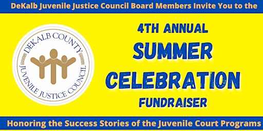 Imagem principal do evento DeKalb Juvenile Justice Council's 4th Annual Youth Celebration Fundraiser