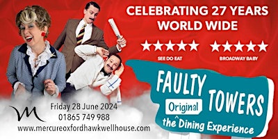 Imagem principal do evento Faulty Towers The Dining Experience and Disco Extravaganza