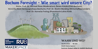 Imagen principal de Bochum Foresight - Wie smart wird unsere City? - Podiumsdisskusion