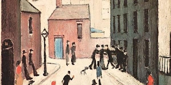 Paint a picture in the style of Lowry