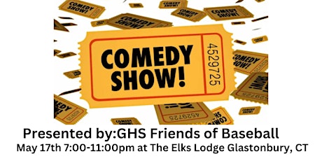 GHS Friends of Baseball - Comedy Night
