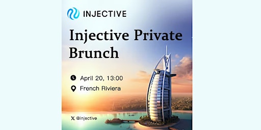 Injective Private Brunch @Token2049 Dubai primary image