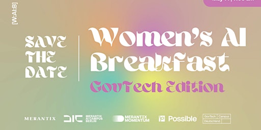 Imagem principal do evento Women's AI Breakfast - GovTech Edition