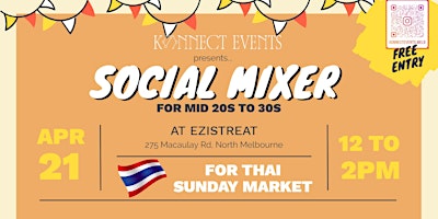 Social Mixer (Thai Sunday Market) - Mid 20s to 30s primary image