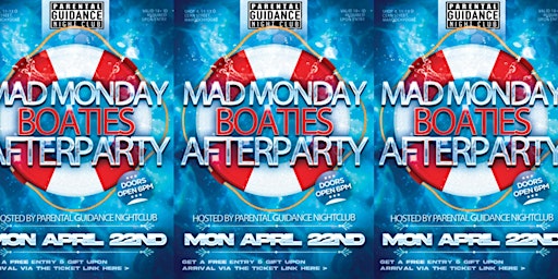 Primaire afbeelding van OFFICIAL MAD MONDAY BOATIES BASH AFTERPARTY