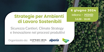 Safety&Innovation Talk – Strategie per ambienti di Lavoro Sostenibili primary image