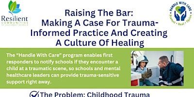 Primaire afbeelding van Raising The Bar: Making A Case For Trauma-Informed Practice