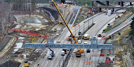 Bridges and Motorways - M25 Wisley interchange primary image