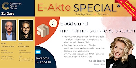 Imagem principal de E-Akte Spezial Teil 3/7: Die E-Akte und der mehrdimensionale Aktenplan